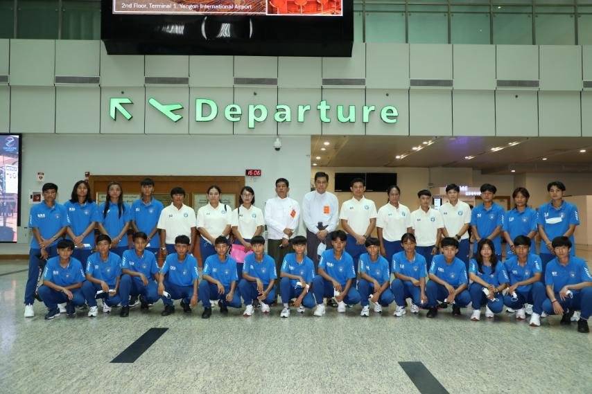 AFC Women’s Club Championship 2022 (EAST) အာရှအမျိုးသမီးကလပ်အသင်းများ(အရှေ့ပိုင်းဇုန်)ပြိုင်ပွဲသို့ဝင်ရောက်ယှဉ်ပြိုင်ရန် ISPE FC မြန်မာအမျိုးသမီးဘောလုံးအသင်း ထိုင်းနိုင်ငံသို့ထွက်ခွာ