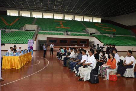 19th ASIAN Games ပြိုင်ပွဲ Promotion အနေဖြင့် မြန်မာနိုင်ငံ၌ ASIAN Games Fun Run ပြိုင်ပွဲကျင်းပရေးနှင့်စပ်လျဉ်း၍ Press Conference ကျင်းပ