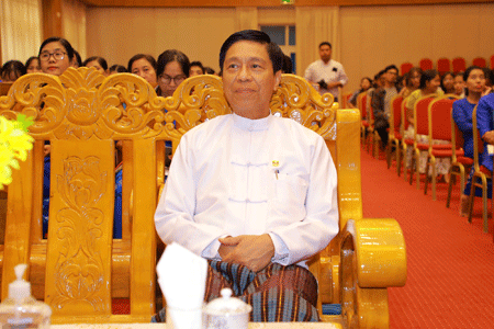 အားကစားနှင့်လူငယ်ရေးရာဝန်ကြီးဌာန၊ ဒုတိယဝန်ကြီး ဒေါက်တာစိုးဝင်း လူငယ်ရေးရာအသိပညာပေးဟောပြောပွဲအခမ်းအနားတက်ရောက်အမှာစကားပြောကြား