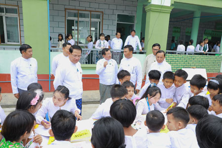 နေပြည်တော် ဇမ္ဗူသီရိမြို့နယ် အ.ထ.က (၁၁) ၌ ဗလငါးတန်ဖွံ့ဖြိုးရေး လူငယ်အသိပညာပေးဟောပြောပွဲ ကျင်းပ