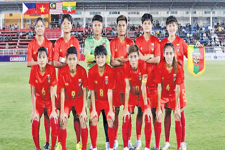 (၁၉)ကြိမ်မြောက် အာရှအားကစားပြိုင်ပွဲတွင် မြန်မာ အမျိုးသမီး ဘောလုံးအသင်းပါဝင်ယှဉ်ပြိုင်မည့် အုပ်စုပွဲစဥ်များ