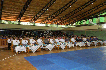 ရန်ကုန်တက္ကသိုလ်၌ အားကစားနှင့်လူငယ်ရေးရာအသိပညာပေးဟောပြောသရုပ်ပြပွဲနှင့် အားကစားပစ္စည်းပေးအပ်လှူဒါန်းပွဲ အခမ်းအနားကျင်းပ