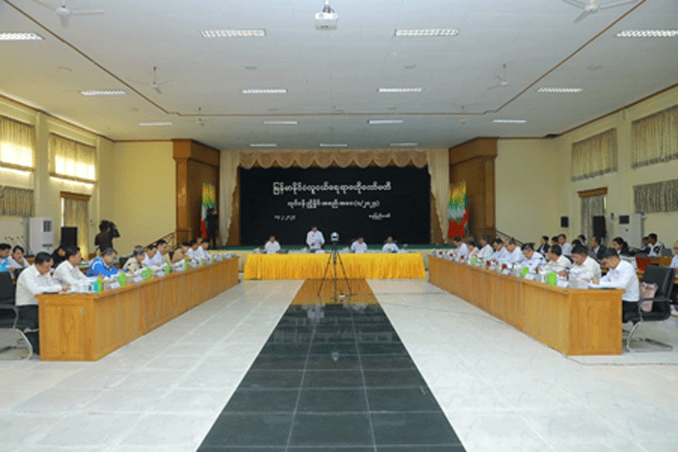 အားကစားနှင့်လူငယ်ရေးရာဝန်ကြီးဌာန၊ ပြည်ထောင်စုဝန်ကြီး ဦးမင်းသိန်းဇံ မြန်မာနိုင်ငံလူငယ်ရေးရာဗဟိုကော်မတီလုပ်ငန်းညှိနှိုင်းအစည်းအဝေးအမှတ်စဉ် (၁/၂၀၂၄) သို့တက်ရောက်သည့်သတင်း