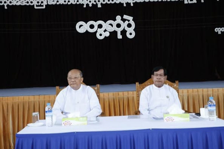 မြန်မာနိုင်ငံလူငယ်ရေးရာဗဟိုကော်မတီဥက္ကဋ္ဌ ပြည်ထောင်စုဝန်ကြီး Jeng Phang နော်တောင် အားကစားနှင့်လူငယ်ရေးရာ အထောက်အကူပြုလုပ်ငန်းကော်မတီမှ ကော်မတီဝင်များနှင့် တွေ့ဆုံပွဲ အခမ်းအနားသို့တက်ရောက်