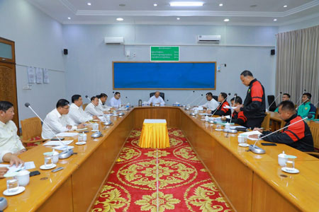 မြန်မာနိုင်ငံ အိုလံပစ်ကော်မတီဥက္ကဋ္ဌ၊ ပြည်ထောင်စုဝန်ကြီး Jeng Phang နော်တောင် ကမ္ဘာ့ဖလား ပိုက်ကျော်ခြင်းပြိုင်ပွဲ ၂၀၂၅ သို့ ဝင်ရောက်ယှဉ်ပြိုင်မည့် မြန်မာပိုက်ကျော်ခြင်း အားကစားအဖွဲ့အား တွေ့ဆုံ အမှာစကားပြောကြားသည့်သတင်း