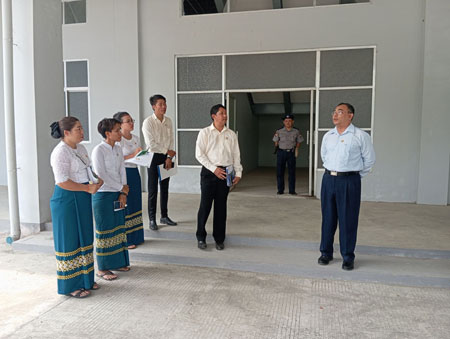 အားကစားနှင့်လူငယ်ရေးရာဝန်ကြီးဌာန ဒုတိယဝန်ကြီး ဦးထိန်လင်း ပဲခူးတိုင်းဒေသကြီးအတွင်းရှိ အားကစားကွင်း/ အားကစားရုံများအား လိုက်လံကြည့်ရှုစစ်ဆေး