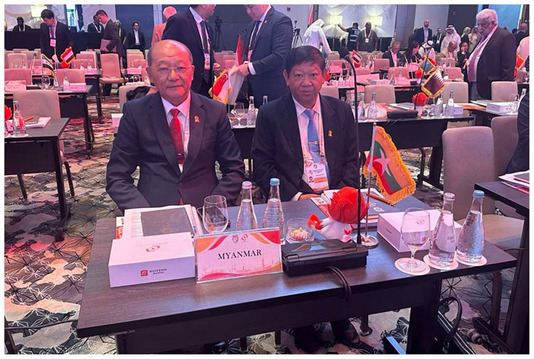 မြန်မာနိုင်ငံအိုလံပစ်ကော်မတီ ဥက္ကဋ္ဌ၊ အားကစားနှင့် လူငယ်ရေးရာဝန်ကြီးဌာန ပြည်ထောင်စုဝန်ကြီး Jeng Phang နော်တောင် (၄၅)ကြိမ်မြောက် အာရှအိုလံပစ်ကောင်စီ၏ အထွေထွေညီလာခံသို့ တက်ရောက်ခဲ့ပြီး ပြန်လည်ရောက်ရှိ
