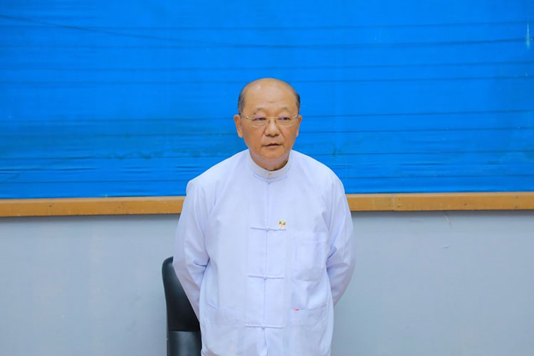 ပြည်ထောင်စုဝန်ကြီး Jeng Phang နော်တောင် (၃၃)ကြိမ်မြောက် အရှေ့တောင်အာရှ အားကစားပြိုင်ပွဲ အောင်နိုင်ရေးနှင့် ပတ်သက်ပြီး ပေါင်းစပ်ညှိနှိုင်း အစည်းအဝေးသို့ တက်ရောက်သည့်သတင်း