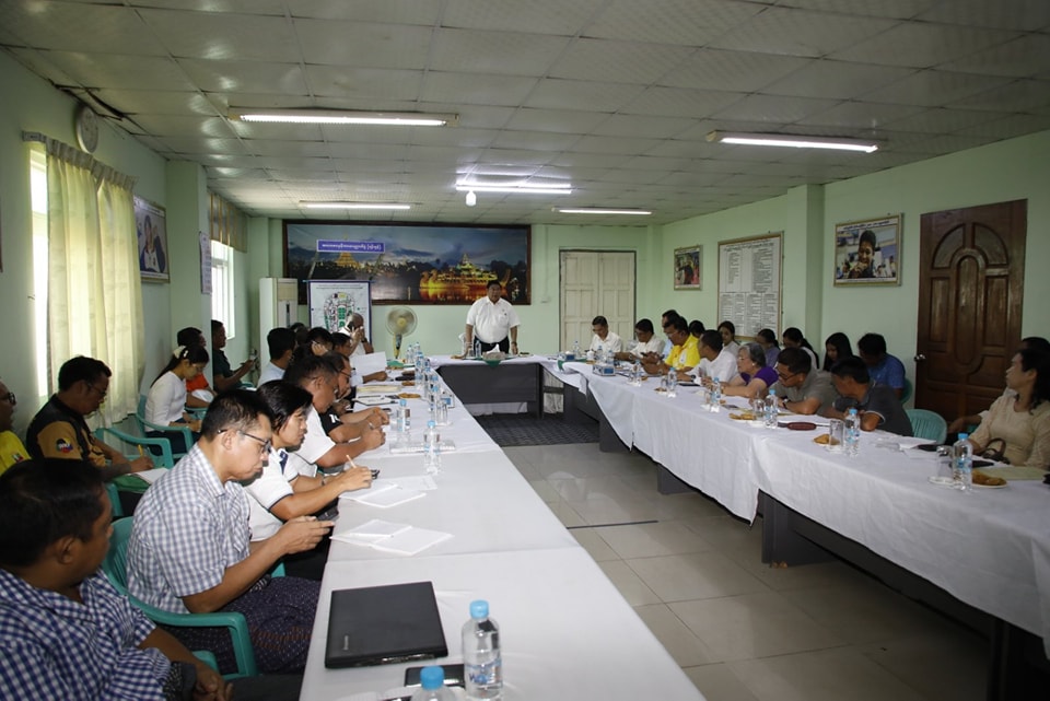 (၃၃)ကြိမ်မြောက် အရှေ့တောင် အာရှအားကစားပြိုင်ပွဲသို့ ဝင်ရောက်ယှဉ်ပြိုင်နိုင်ရန် စခန်းသွင်း လေ့ကျင့်လျက်ရှိသော ကစားနည်းများ၏ သက်ဆိုင်ရာ မြန်မာနိုင်ငံ အားကစားအဖွဲ့ချုပ်များနှင့် ပေါင်းစပ်ညှိနှိုင်းအစည်းအဝေးကျင်းပ