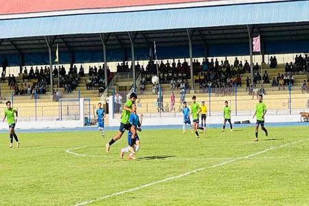 ၂၀၂၅ခုနှစ် ၊ ရှမ်းပြည်နယ်အစိုးရအဖွဲ့ ပြည်နယ်ဝန်ကြီးချုပ်ဖလား မြို့နယ်အလိုက် အသက်(၁၈)နှစ်အောက် အမျိုးသား ဘောလုံးပြိုင်ပွဲ ဖွင့်ပွဲအခမ်းအနားကျင်းပ
