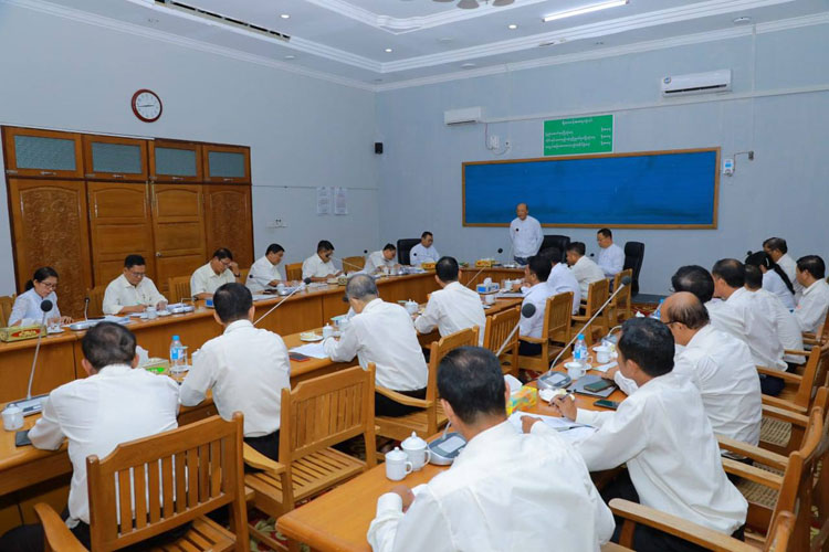 ပြည်ထောင်စုဝန်ကြီး Jeng Phang နော်တောင် (၃၃)ကြိမ်မြောက် အရှေ့တောင်အာရှ အားကစားပြိုင်ပွဲတွင် အောင်မြင်မှုရရှိစေရန်အတွက် ကျင်းပသည့် လုပ်ငန်းညှိနှိုင်း အစည်း အဝေးအမှတ်စဉ် (၅/၂၀၂၅)သို့ တက်ရောက်သည့်သတင်း