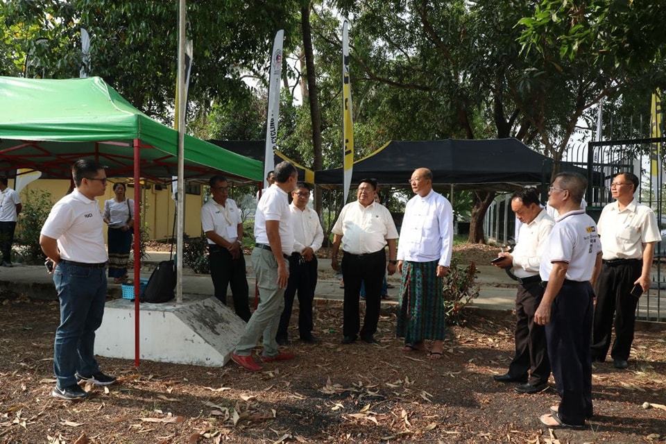 ပြည်ထောင်စုဝန်ကြီး Jeng Phang နော်တောင် ရန်ကုန်တိုင်းဒေသကြီး အားကစားနှင့်ကာယပညာ ဦးစီးဌာန ဝန်ထမ်းများနှင့်တွေ့ဆုံ၊ အားကစားကွင်း၊ အားကစားရုံများအား ကြည့်ရှုစစ်ဆေးသည့်သတင်း