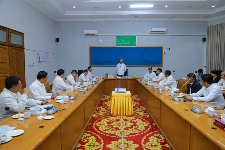 ပြည်ထောင်စုဝန်ကြီး Jeng Phang နော်တောင် (၃၃)ကြိမ်မြောက် အရှေ့တောင်အာရှ အားကစားပြိုင်ပွဲ ပါဝင်ယှဉ်ပြိုင်နိုင်ရေးနှင့် အောင်မြင်မှုဆုတံဆိပ်များ ရရှိစေရေးတို့အတွက် လုပ်ငန်းညှိနှိုင်းအစည်းအဝေးသို့ တက်ရောက်သည့်သတင်း