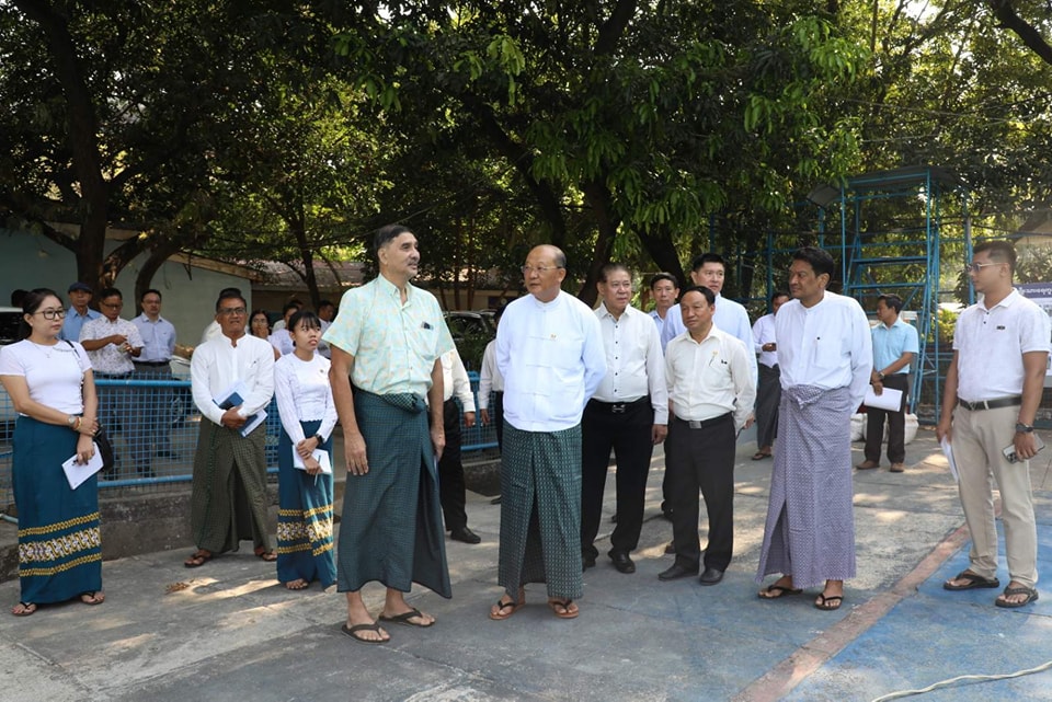 အားကစားနှင့်လူငယ်ရေးရာဝန်ကြီးဌာန၊ ပြည်ထောင်စုဝန်ကြီး Jeng Phang နော်တောင် အမျိုးသားရေကူးကန်အား ကြည့်ရှုစစ်ဆေး၍ မြန်မာနိုင်ငံအားကစားအဖွဲ့ချုပ်များနှင့် တွေ့ဆုံအစည်းအဝေးကျင်းပ