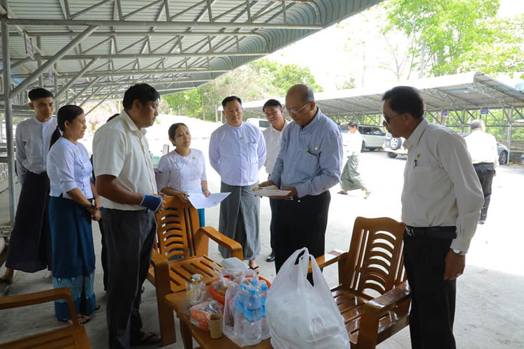 ပြည်ထောင်စုဝန်ကြီး Jeng Phang နော်တောင် ငလျင်ဒဏ်များကြောင့် ထိခိုက်ပျက်စီးမှု အခြေအနေများ၊ လူငယ်ရေးရာဦးစီးဌာနရုံး ပြောင်းရွှေ့မှုအခြေအနေများနှင့် ရုံးခန်းနေရာ ယာယီဖွင့်လှစ်ဆောင်ရွက်ထားရှိမှုများအား ကြည့်ရှုစစ်ဆေးသည့်သတင်း