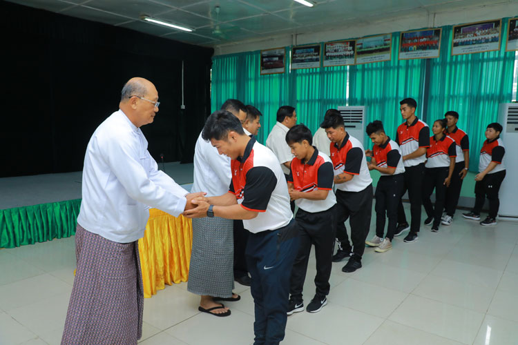 ပြည်ထောင်စုဝန်ကြီး Jeng Phang နော်တောင် PENANE Invitational Judo Championship 2025 ပြိုင်ပွဲသို့ ဝင်ရောက်ယှဉ်ပြိုင်မည့် ဂျူဒိုအားကစားအဖွဲ့များအား တွေ့ဆုံ အမှာစကားပြောကြားသည့်သတင်း