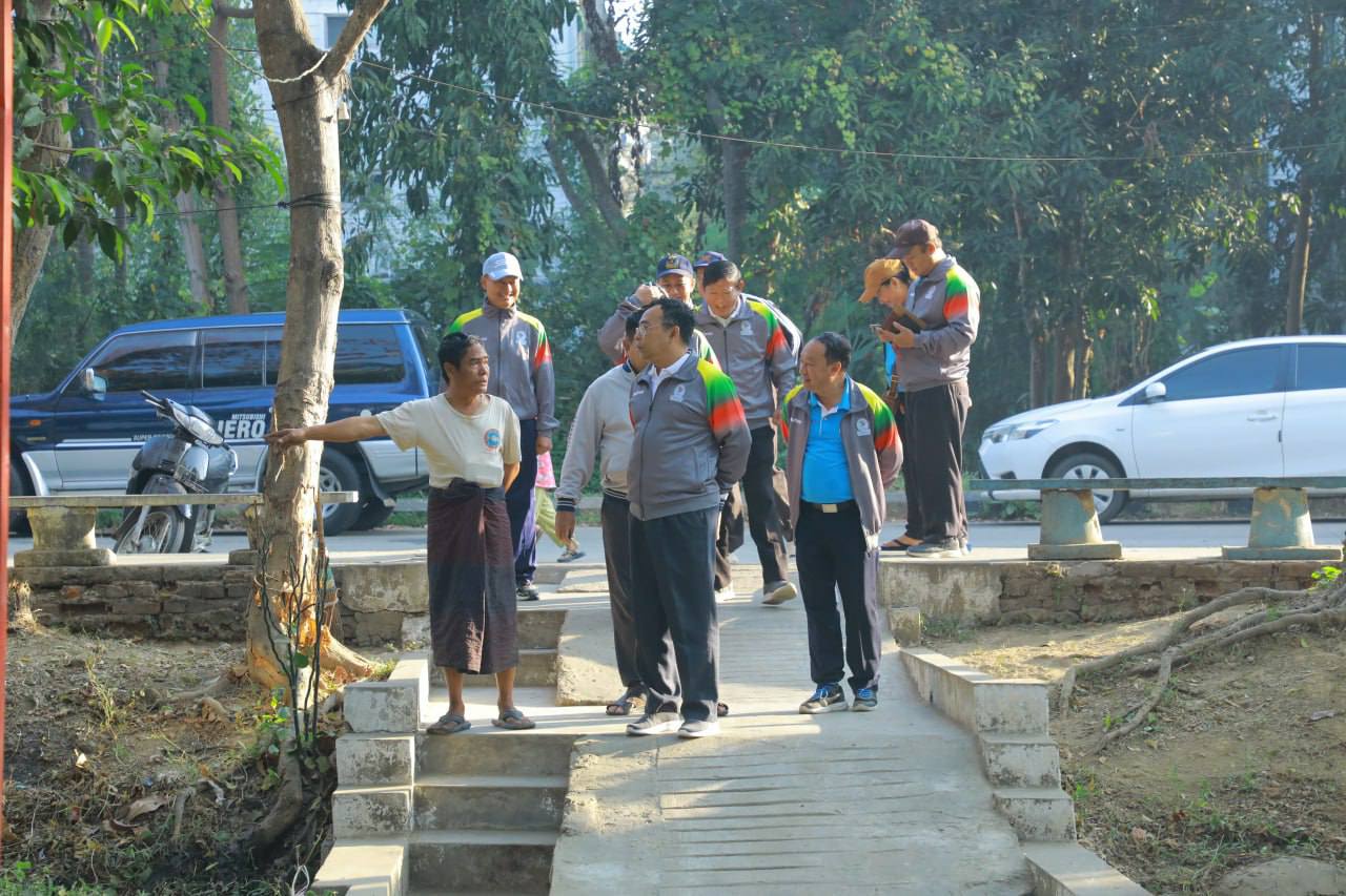 အားကစားနှင့်လူငယ်ရေးရာဝန်ကြီးဌာန ဒုတိယဝန်ကြီးများမှ ဝန်ထမ်းအိမ်ရာများအား လိုက်လံကြည့်ရှုစစ်ဆေး