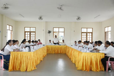 တိုင်းဒေသကြီးနှင့်ပြည်နယ် တိုက်ကွမ်ဒိုပြိုင်ပွဲအောင်မြင်စွာကျင်းပနိုင်ရေး အတွက် အသင်းအုပ်ချုပ်သူများပေါင်းစပ်ညှိနှိုင်းအစည်းအဝေးကျင်းပ