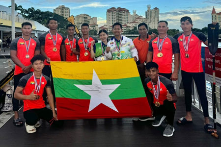 စင်ကာပူ တာတိုဖလား ကနူး / ကယက် လှေလှော်ပြိုင်ပွဲတွင်မြန်မာ ရွှေ ခုနှစ်ခု ၊ ကြေး တစ်ခု ထပ်မံရရှိ