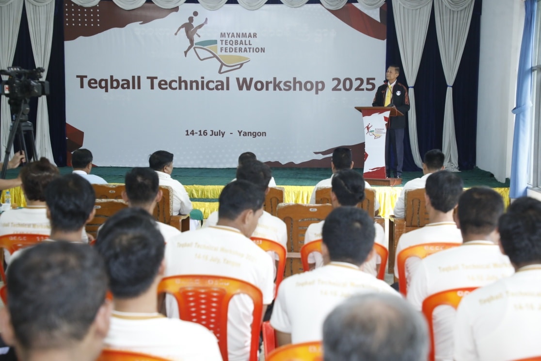 မြန်မာနိုင်ငံ Teqball အဖွဲ့ချုပ် အလုပ်ရုံဆွေးနွေးပွဲကျင်းပ