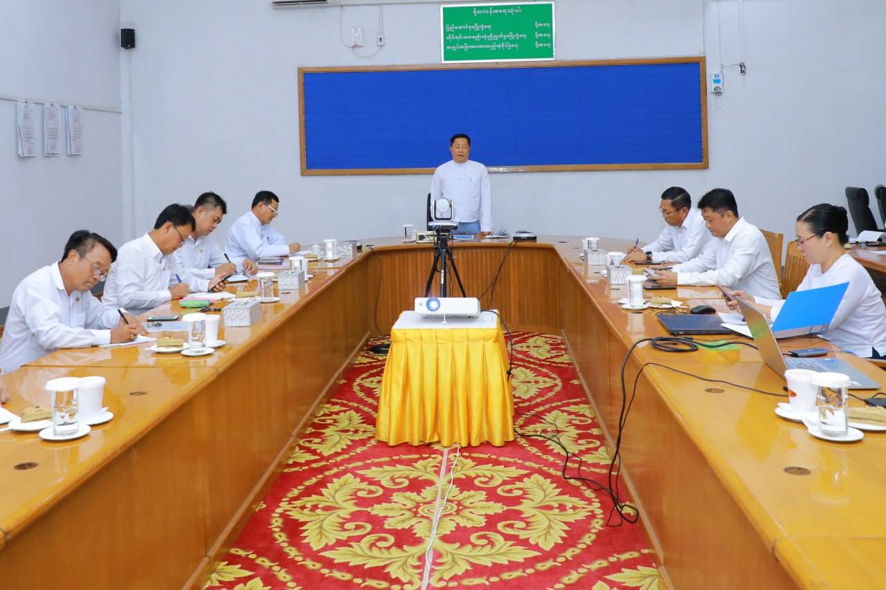 ဒုတိယဝန်ကြီး ဦးဇင်မင်းထက် မြန်မာ့အနာဂတ် မျက်နှာစာ လူငယ်မဟာဗျူဟာဖိုရမ်-၂၀၂၅ ကျင်းပနိုင်ရေးအတွက် ကြိုတင်လုပ်ငန်းညှိနှိုင်း အစည်းအဝေးသို့တက်ရောက်သည့်သတင်း