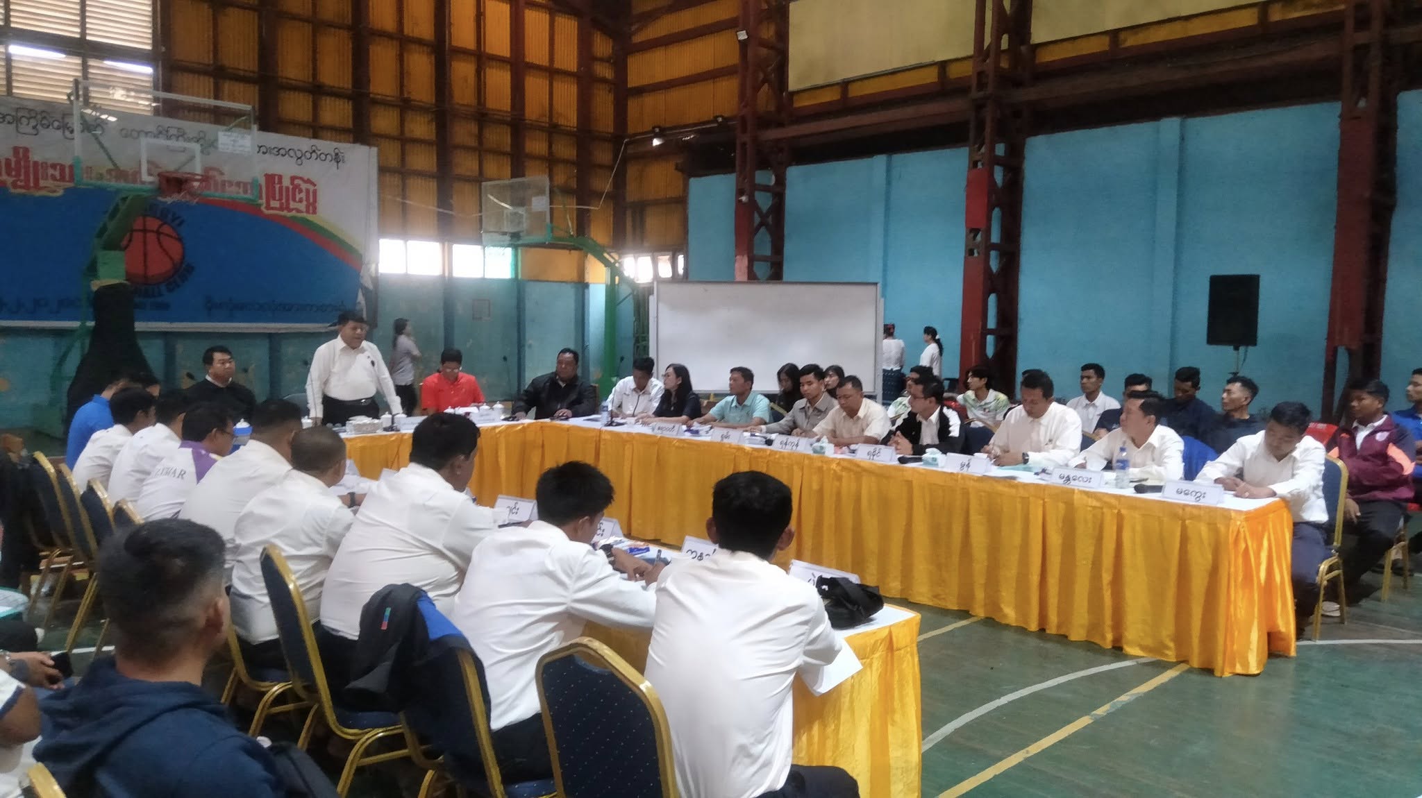 ၂၀၂၅ခုနှစ်၊ တိုင်းဒေသကြီးနှင့်ပြည်နယ် အမျိုးသား ဖူဆယ်ပြိုင်ပွဲ အောင်မြင်စွာကျင်းပနိုင်ရေးအတွက် အသင်းအုပ်ချုပ်သူများ ပေါင်းစပ်ညှိနှိုင်းအစည်းအဝေးကျင်းပ