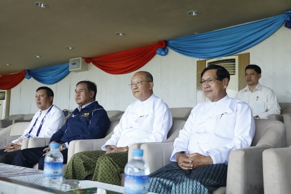 မြန်မာနိုင်ငံအိုလံပစ်ကော်မတီ ဥက္ကဋ္ဌ၊ အားကစားနှင့်လူငယ်ရေးရာဝန်ကြီးဌာနနှင့် ဟိုတယ်နှင့်ခရီးသွားလာရေးဝန်ကြီးဌာန ပြည်ထောင်စုဝန်ကြီး Jeng Phang နော်တောင် AFC Women’s Championship League (AWCL) 2025/2026 ပြိုင်ပွဲ၏ Preliminary Stage ပြိုင်ပွဲသို့ တက်ရောက်ကြည့်ရှုအားပေး