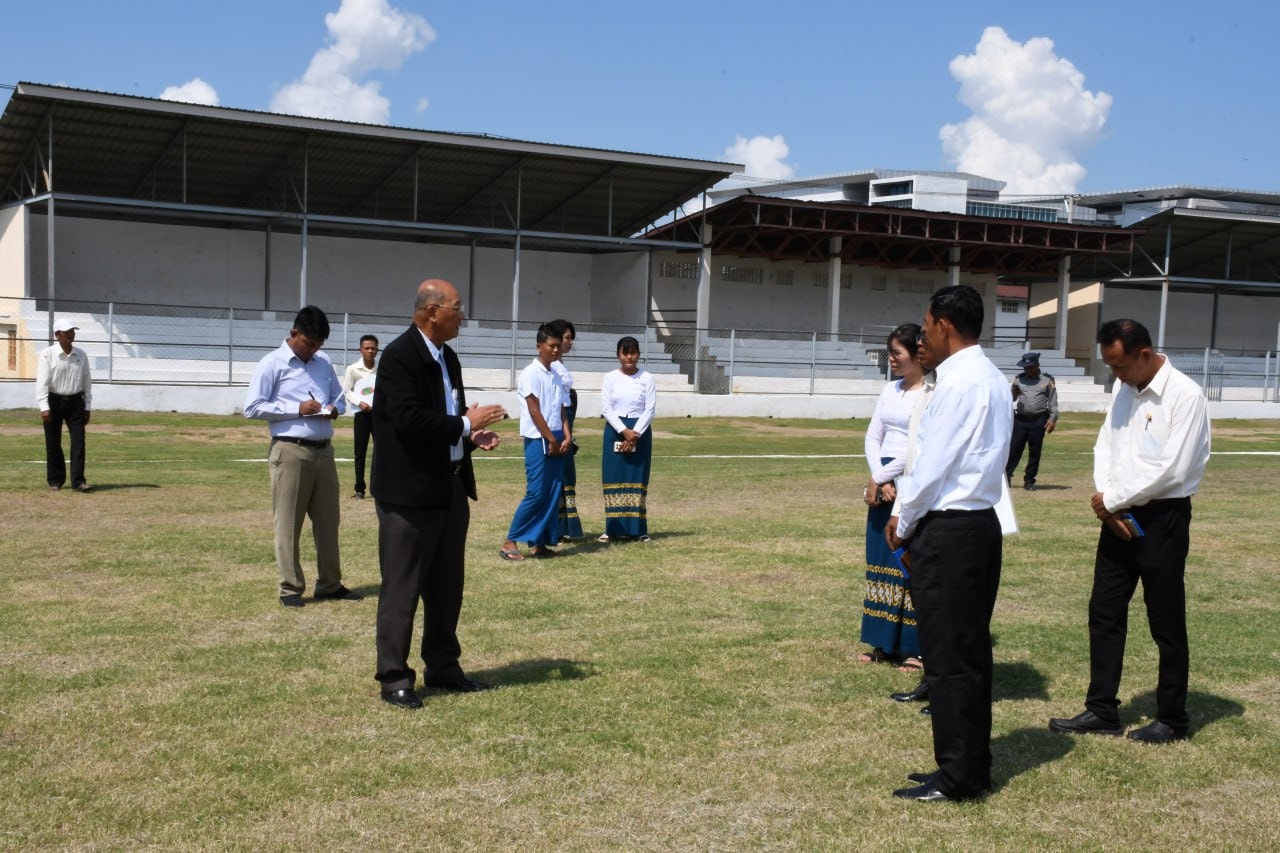 အားကစားနှင့်လူငယ်ရေးရာဝန်ကြီးဌာနနှင့် ဟိုတယ်နှင့်ခရီးသွားလာရေးဝန်ကြီးဌာန၊ ပြည်ထောင်စုဝန်ကြီး Jeng Phang နော်တောင် ပြင်ဦးလွင်မြို့ရှိ အားကစားနှင့် ကာယပညာဦးစီးဌာန၊ ဟိုတယ်နှင့် ခရီးသွားညွှန်ကြားမှုဦးစီးဌာနမှ ခရိုင်နှင့် မြို့နယ်အဆင့် ရုံးများတွင် တာဝန်ထမ်းဆောင်လျက်ရှိသော အရာထမ်း၊ အမှုထမ်းများနှင့် တွေ့ဆုံ၍ လုပ်ငန်းများ အောင်မြင်တိုးတက်အောင် ဆောင်ရွက်ရန် မှာကြား