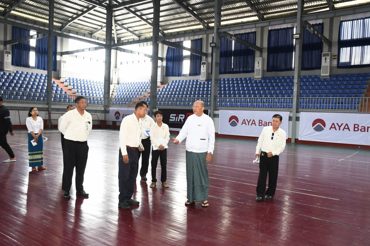 အားကစားနှင့်လူငယ်ရေးရာဝန်ကြီးဌာနနှင့် ဟိုတယ်နှင့်ခရီးသွားလာရေးဝန်ကြီးဌာန၊ ပြည်ထောင်စုဝန်ကြီး Jeng Phang နော်တောင် အားကစားနှင့်ကာယပညာသိပ္ပံ (မန္တလေး) သို့ လိုက်လံကြည့်ရှုစစ်ဆေး