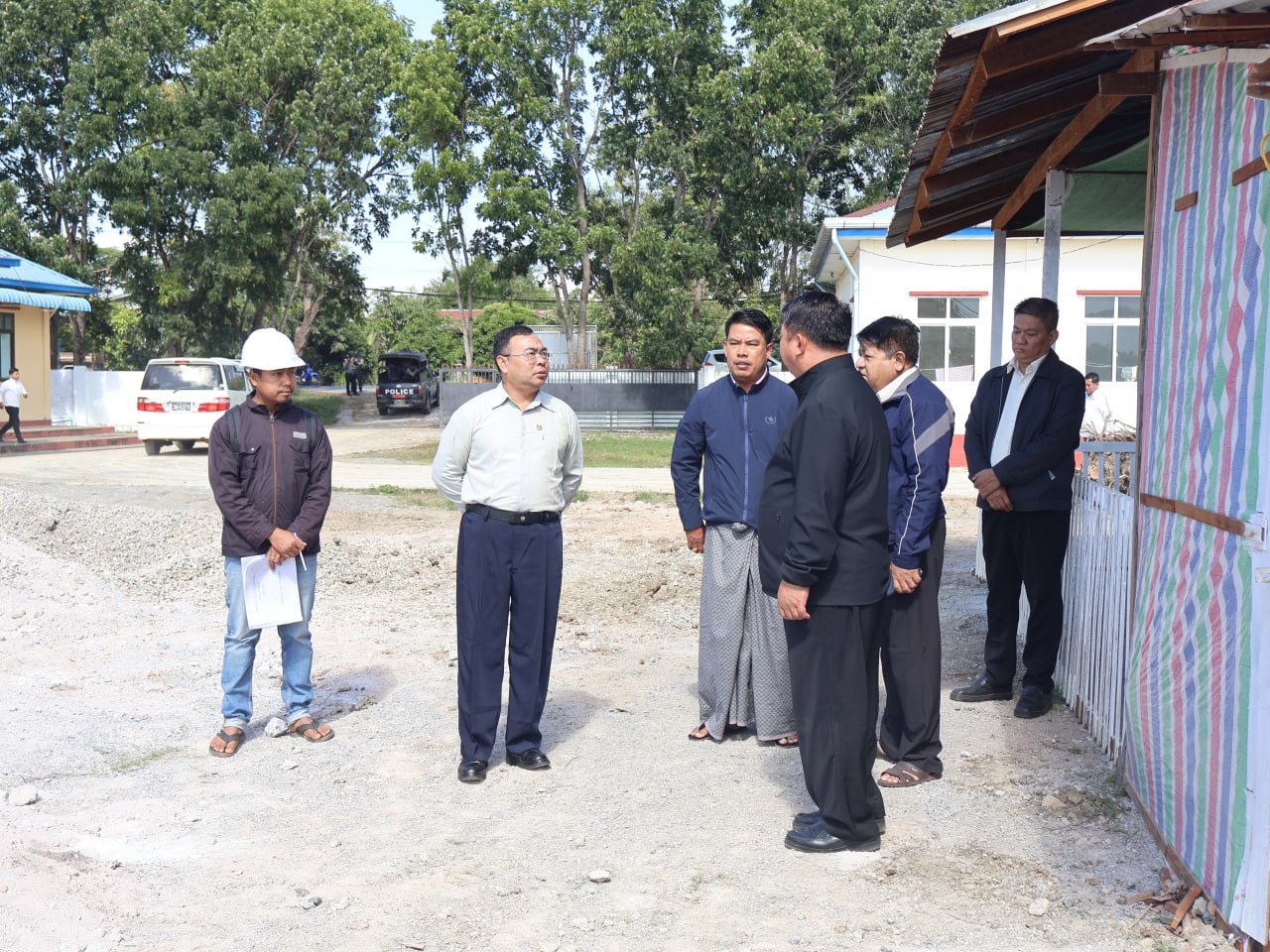 အားကစားနှင့်လူငယ်ရေးရာဝန်ကြီးဌာန ဒုတိယဝန်ကြီး ဦးထိန်လင်း အားကစားနှင့်ကာယပညာသိပ္ပံ(တောင်ကြီး)နှင့် တောင်ကြီးမြို့နယ် ရွှေညောင်အားကစားကွင်းရှိ တည်ဆောက်ရေးလုပ်ငန်းများအား လိုက်လံကြည့်ရှုစစ်ဆေး