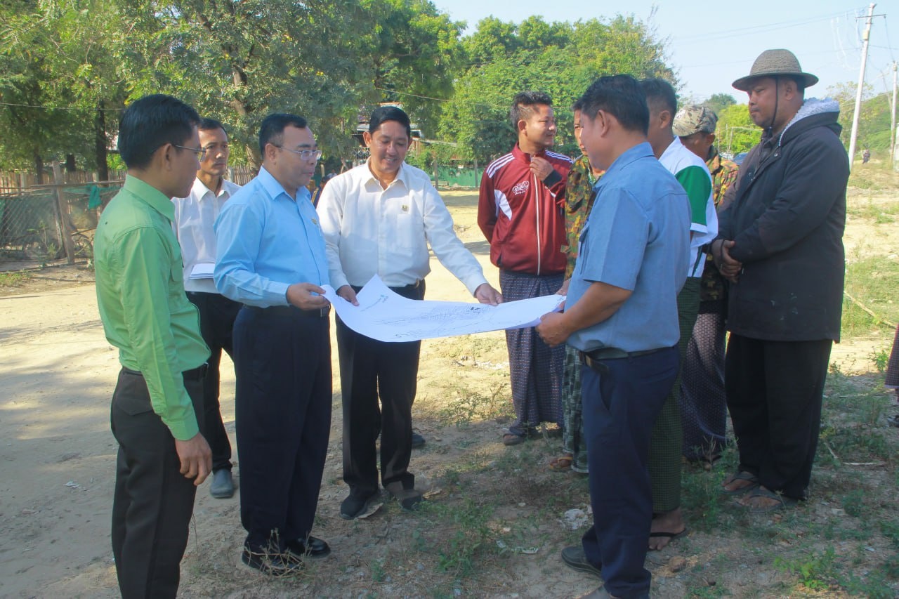 အားကစားနှင့်လူငယ်ရေးရာဝန်ကြီးဌာန၊ ဒုတိယဝန်ကြီး ဦးထိန်လင်း တပ်ကုန်းမြို့နယ်အတွင်း အားကစားကွင်း ဖောက်လုပ်နိုင်မှုအခြေအနေနှင့် တပ်ကုန်းမြို့နယ် အားကစားကွင်းအား ကွင်းဆင်းကြည့်ရှုစစ်ဆေး