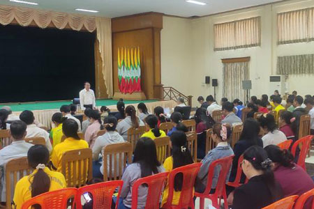 အားကစားနှင့်လူငယ်ရေးရာဝန်ကြီးဌာန၊ ပြည်ထောင်စုဝန်ကြီးရုံး ညွှန်ကြားရေးမှူးချုပ်နှင့် ဝန်ထမ်းများ တွေ့ဆုံဆန္ဒဖော်ထုတ်ပွဲ အခမ်းအနားကျင်းပ