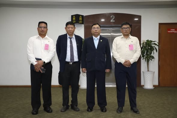 မြန်မာနိုင်ငံအိုလံပစ်ကော်မတီ ဒုတိယဥက္ကဋ္ဌ၊ အားကစားနှင့်လူငယ်ရေးရာဝန်ကြီးဌာန၊ ဒုတိယဝန်ကြီး ဦးထိန်လင်း (၄၆) ကြိမ်မြောက်အာရှ အိုလံပစ်ကောင်စီ အထွေထွေညီလာခံသို့ တက်ရောက်ရန်ပြည်ပထွက်ခွာ