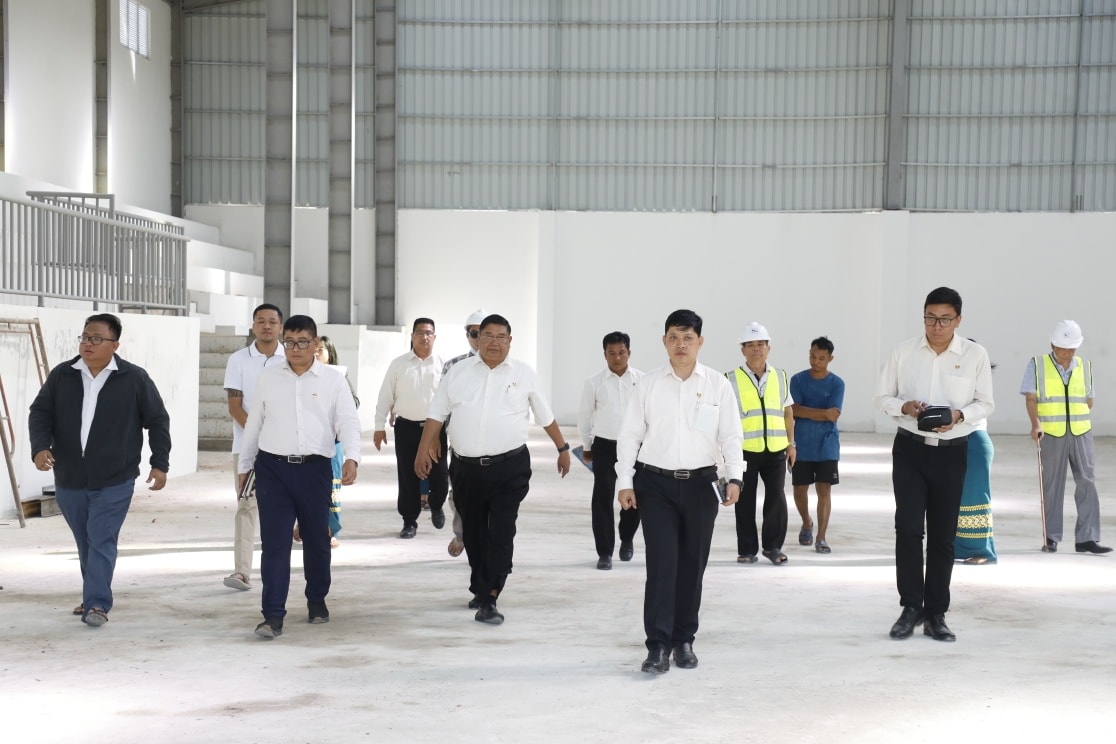 အားကစားနှင့် ကာယပညာဦးစီးဌာန ညွှန်ကြားရေးမှူးချုပ် ဦးဉာဏ်ဇော်ဦး ရန်ကုန်တိုင်းဒေသကြီးအတွင်းရှိ အားကစားကွင်း/အားကစားရုံများအား လိုက်လံကြည့်ရှုစစ်ဆေး