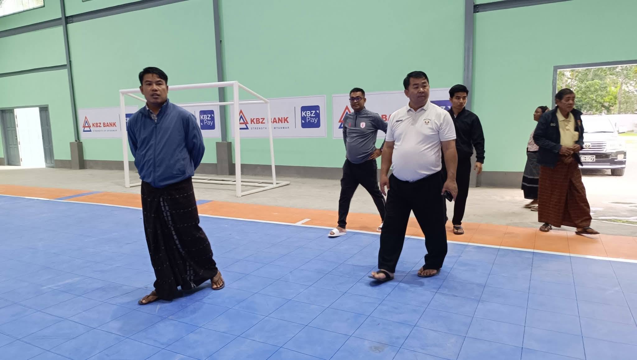 SHAN FUTSAL LEAGUE 2026 ကျင်းပပြုလုပ်နိုင်ရေးနှင့် ဖူဆယ်အားကစားရုံ ဖွင့်လှစ်နိုင်ရေးအတွက် ပြည်နယ်အားကစားနှင့်ကာယပညာဦးစီးဌာန ညွှန်ကြားရေးမှူး မြေပြင်ကွင်းဆင်းကြည့်ရှု့စစ်ဆေး