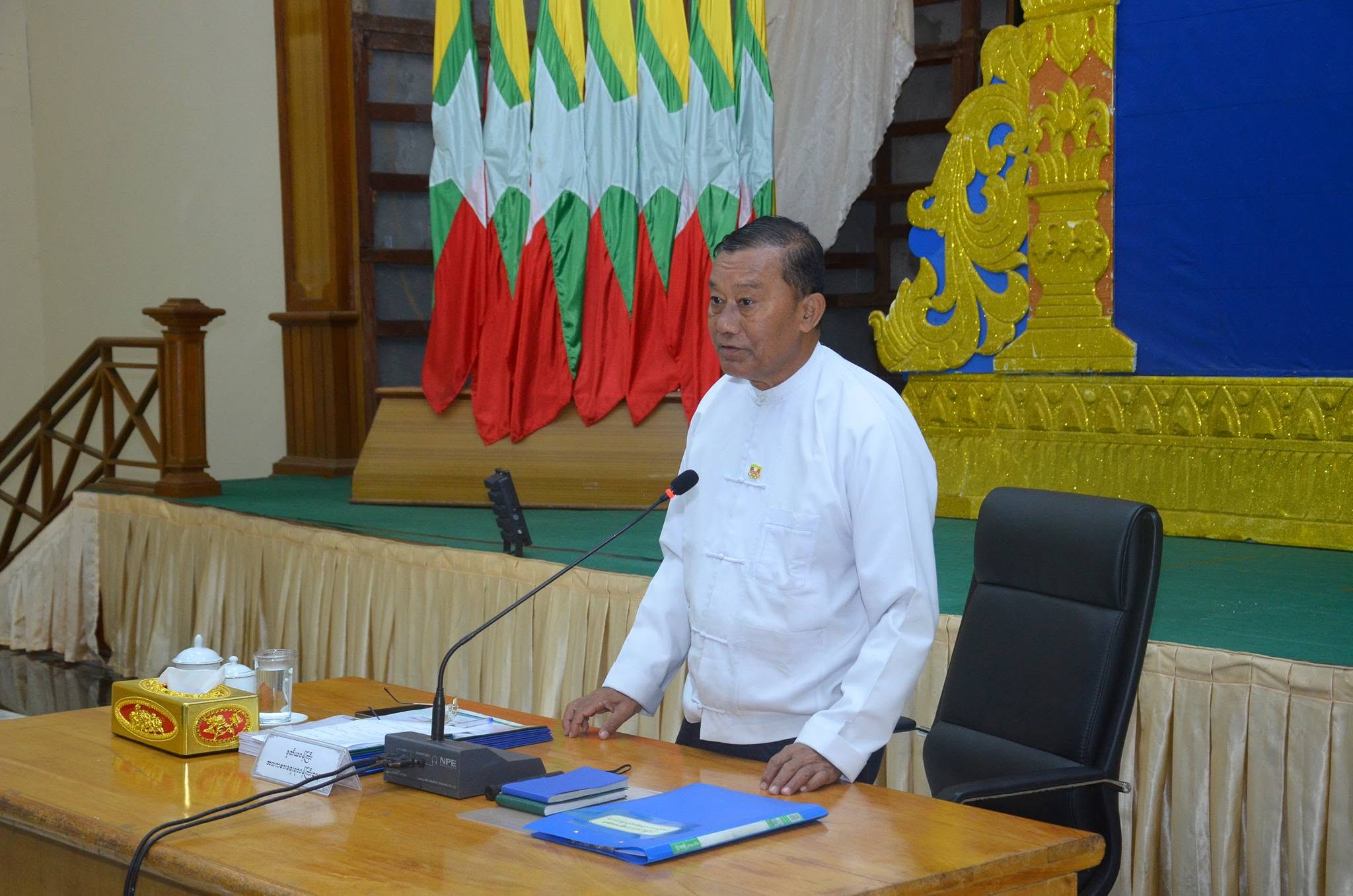 အားကစားရေးရာဝန်ကြီးဌာန၏ ၂၀၂၆-၂၀၂၇ ဘဏ္ဍာရေးနှစ် ပြည်ထောင်စုငွေလုံးငွေရင်းရန်ပုံငွေဖြင့် ဆောင်ရွက်သည့် ကျပ်သန်း ၁၀၀၀ နှင့်အထက်တည်ဆောက်ရေးလုပ်ငန်း ၁၁ ခု၏ မြေပြင်ဆောင်ရွက်ပြီးစီးမှု အခြေအနေများအား Power Point ဖြင့် ရှင်းလင်းတင်ပြခြင်းအစည်းအဝေးကျင်းပ