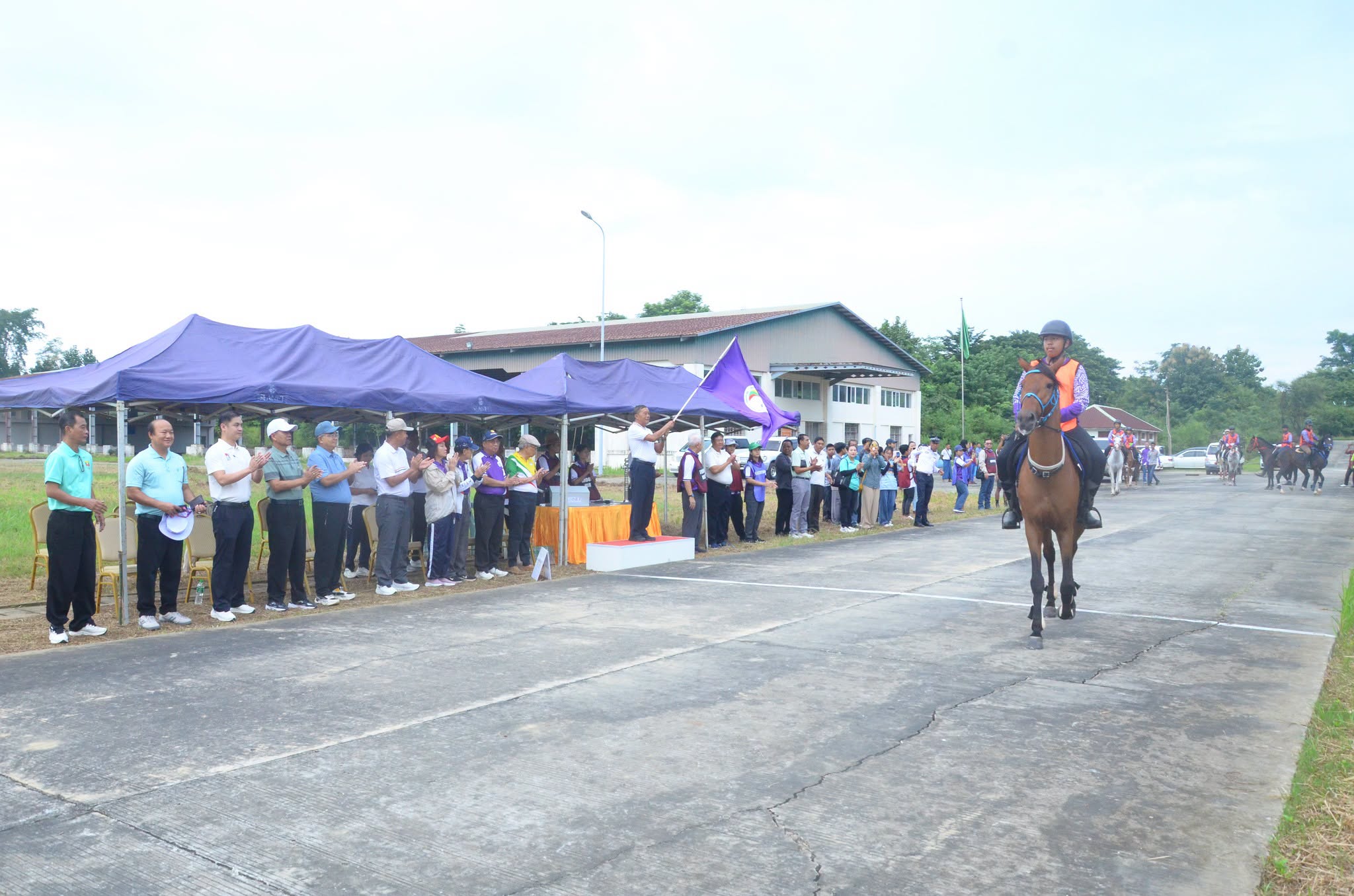 မြန်မာနိုင်ငံ မြင်းစီးအားကစားအဖွဲ့ချုပ်၏ FEI 1* Endurance Qulification 40 km (၄၀ ကီလိုမီတာ) ခရီးရှည် မြင်းစီးအားကစား အရည်အချင်းစစ်ပြိုင်ပွဲကျင်းပ
